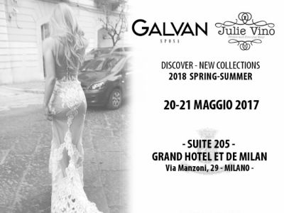 Discover - Collections 2018 Spring-Summer -  Wedding Dress Collection Galvan Sposa and Julie Vino
