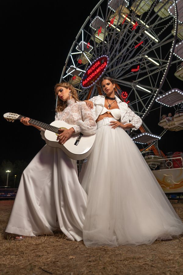 Trend 2023: the wedding dress is tinged with rock